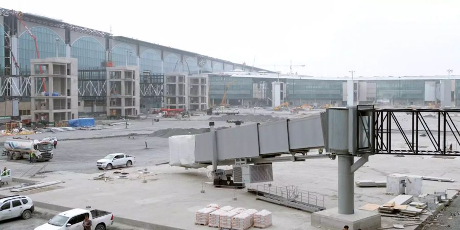 Teilansicht des neuen Istanbul Airports.