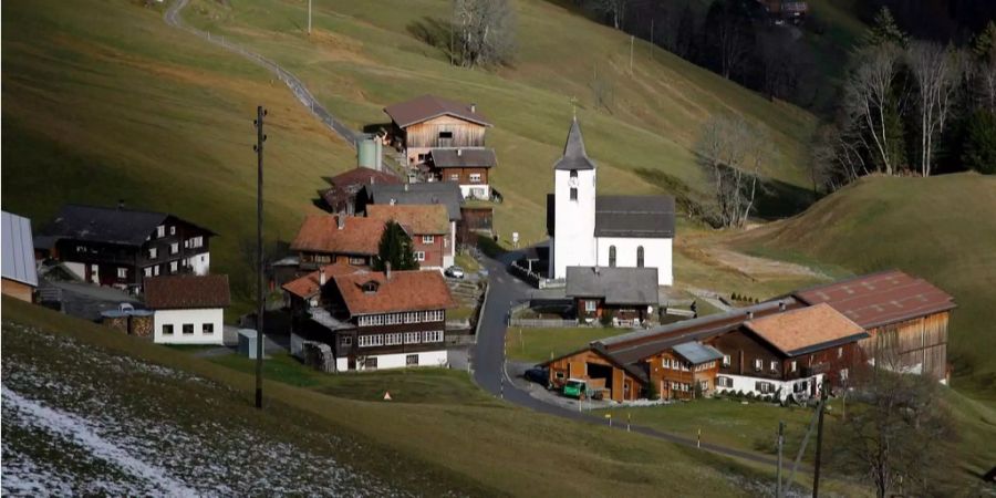 Das 140-Seelen-Dorf Valzeina im bünderischen Praettigau.