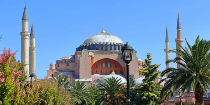 Die Hagia Sophia in Istanbul. Hagia Sophia