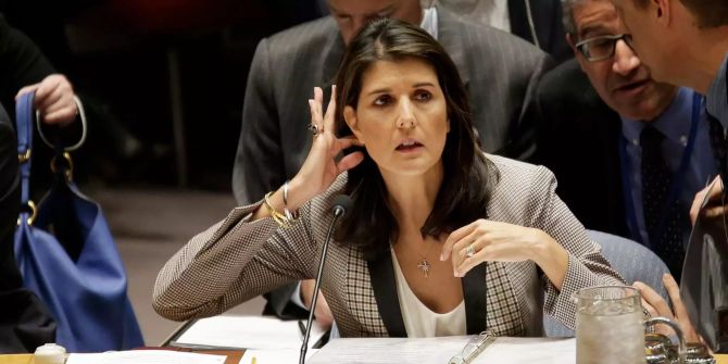 Nikki Haley, UN-Botschafterin der USA.