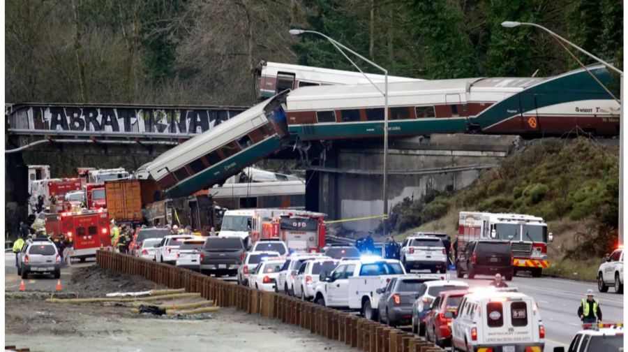 Unfallursache war überhöhte Geschwindigkeit des Zuges.