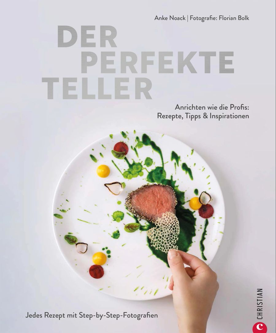 Buchcover Teller Gericht Hand