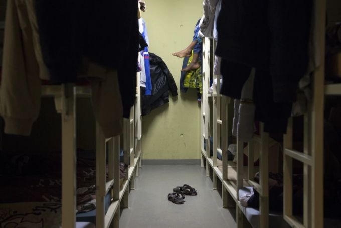 Schon 2015 wurden Asylbewerbende in unterirdischen Zivilschutzanlagen untergebracht, wie hier in Dagmersellen LU. Zivilschutzanlage Unterkunft Asyl