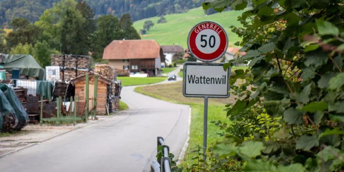 Ortsschild - Wattenwil Ortsschild - Wattenwil
