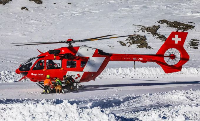 Ein Helikopter der Schweizerischen Rettungsflugwacht (Rega). (Archivbild) rega