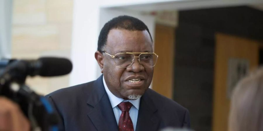 Namibias Präsident Geingob