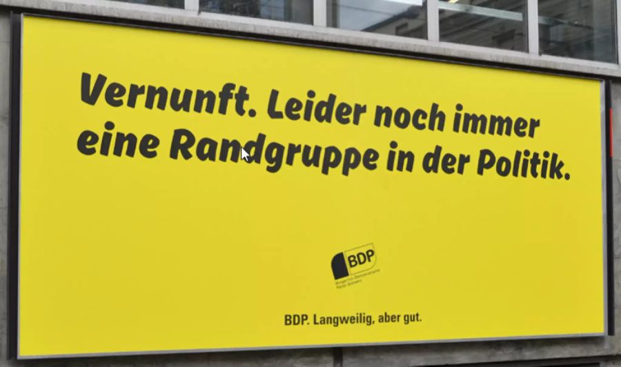 Neue PR-Agentur, neuer Slogan, stichelnder Wahlkampf: Seit dem Frühjahr 2019 hat die BDP eine neue Kampagne laufen.