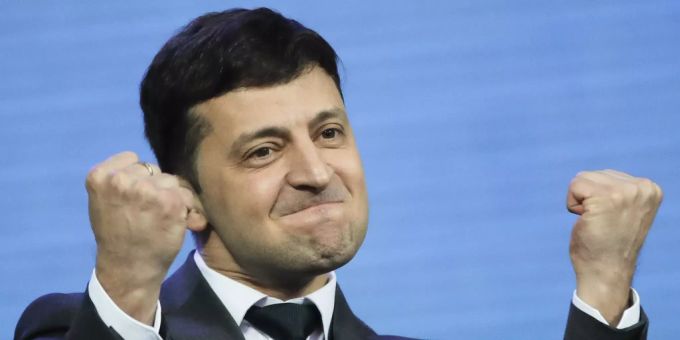 Wolodymyr Selenskyj ist bald auch im russischen Fernsehen zu sehen. (Archivbild) Wolodymyr Selenskyj