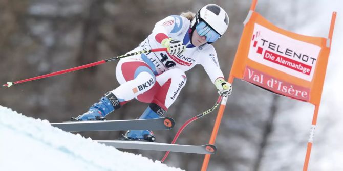 Abfahrt Val d'isere