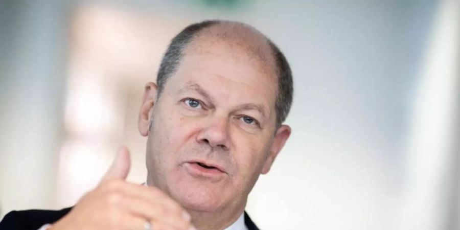 Sieht Deutschland beim Klimaschutz weltweit in einer Vorreiterrolle: Finanzminister Olaf Scholz. Foto: Kay Nietfeld/dpa