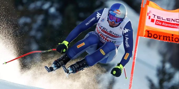 Dominik Paris ist auch heute auf der Stelvio nicht zu bezwingen. Ski-Weltcup in Bormio - Abfahrt