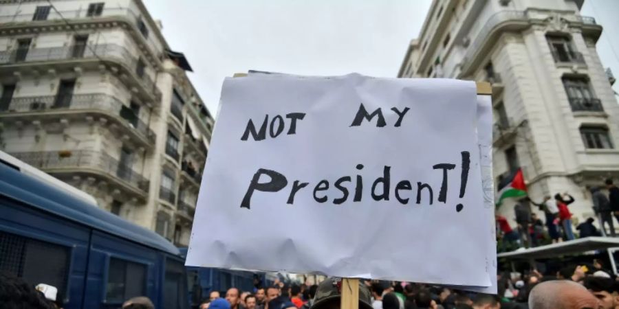 «Nicht mein Präsident» war das Motto der Demonstration