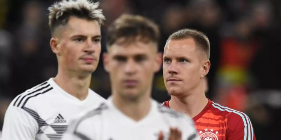 Führte die DFB-Elf erstmals als Kapitän auf den Platz: Joshua Kimmich. Foto: Bernd Thissen/dpa