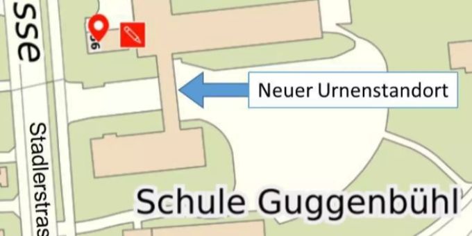 Verschiebung des Stimmlokals Guggenbühl Verschiebung des Stimmlokals Guggenbühl