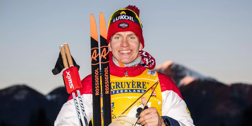 Alexander Alexandrowitsch Bolschunow gewinnt Tour de Ski