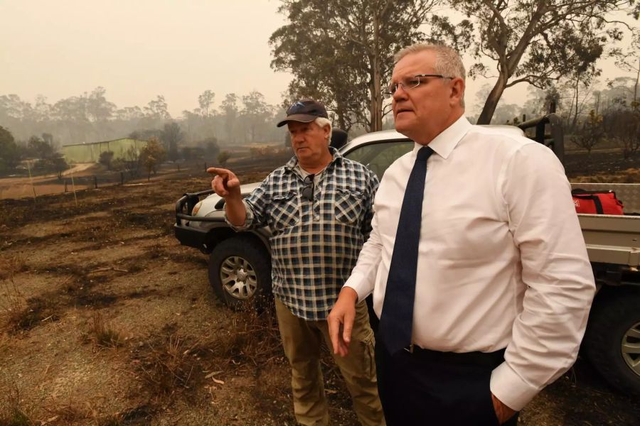 Buschbrände Australien Scott Morrison