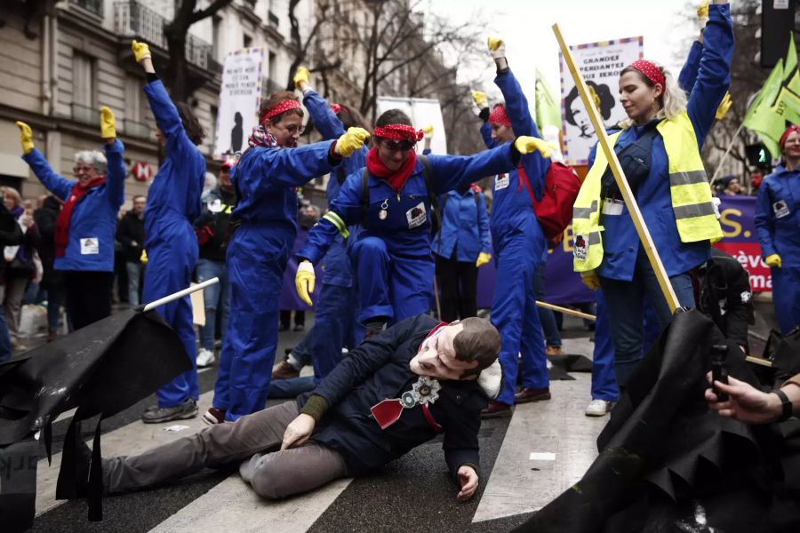 National strike in France