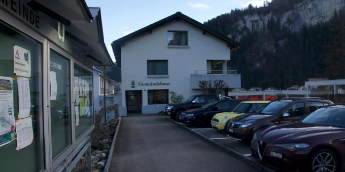 Das Gemeindehaus in Unteriberg. Das Gemeindehaus in Unteriberg.