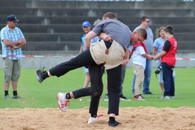 Nachwuchsschwingertag 2019 in Basel: Der Schwingklub Thal-Gäu war dabei. Schwingklub Thal Gäu