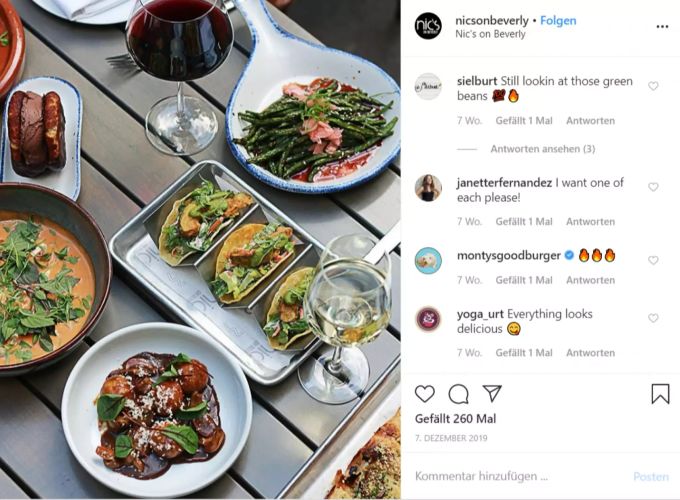 Vegan-Tempel an bester Lage in Beverly Hills: Nic's. academy awards