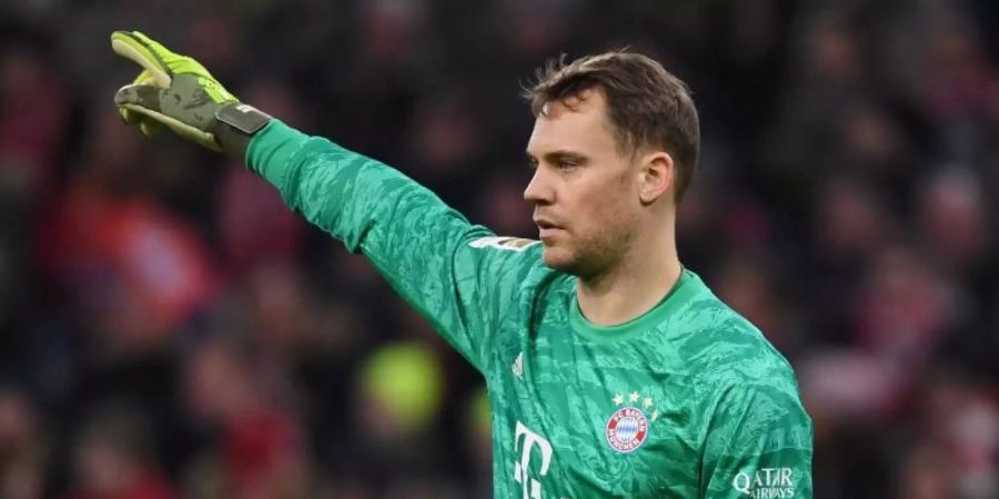 Verhandelt mit dem FC Bayern über eine Vertragsverlängerung: Manuel Neuer. Foto: Sven Hoppe/dpa