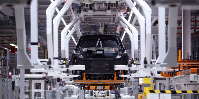 Produktion bei Volkswagen in Zwickau Produktion bei Volkswagen in Zwickau