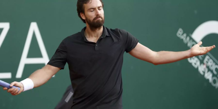 Ernests Gulbis am ATP-Turnier von Genf 2019.