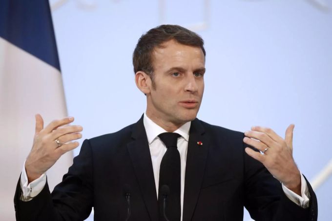 Emmanuel Macron. rentenreform