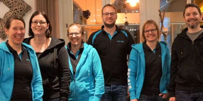 Vorstand STV Beinwil am See (v.l.): Nicole Eichenberger (Marketing), Manuela Hintermann (Präsidentin), Lilian Wick (Vertreterin Jugend), Markus Hintermann (Vertreter TK), Gabriela Lüthi (Akt Vorstand STV Beinwil am See