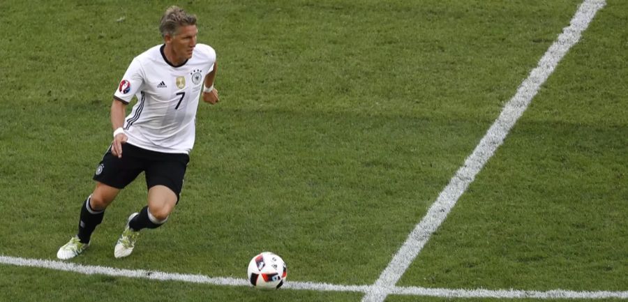 Bastian Schweinsteiger absolvierte an vier EM-Endrunden 18 Spiele für Deutschland.