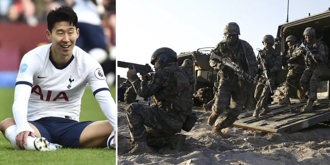 Tottenham-Star Son - Tränengas und Schiessübungen in Südkoreas Armee!