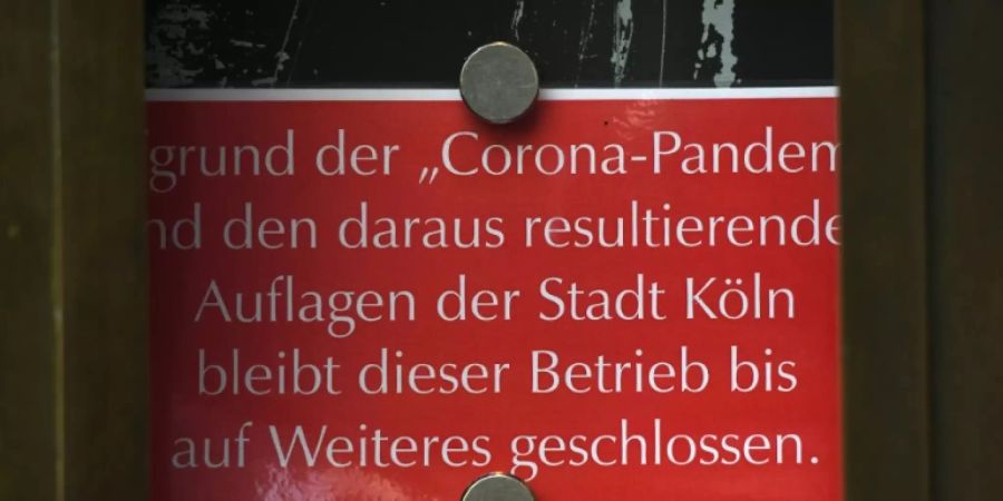 Wegen Corona geschlossen: Regierung bringt Hilfen auf den Weg