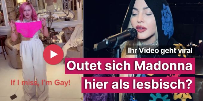 Video geht viral - Outet sich Madonna hier als lesbisch?