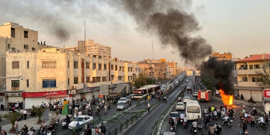 Seit Wochen Proteste im Iran