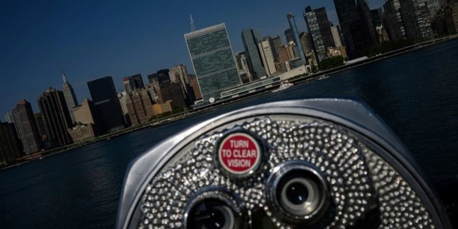 Aussicht auf UN-Hauptquartier in New York