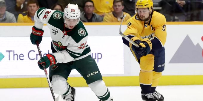 Kevin Fiala skort gegen die Nashville Predators doppelt Kevin Fiala skort