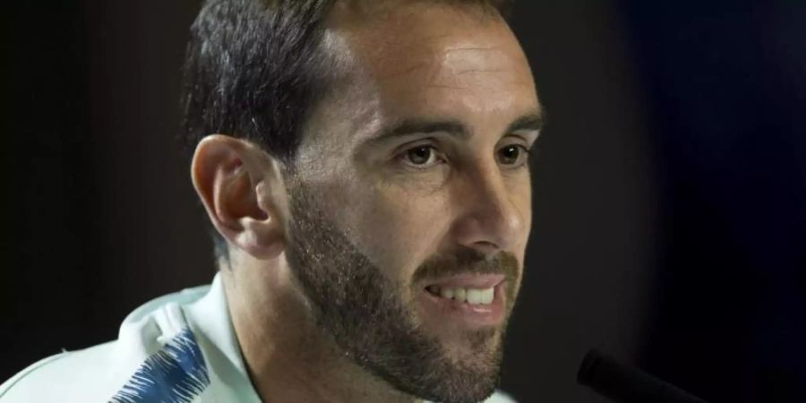 Kapitän Diego Godin wird Atletico Madrid verlassen. Foto: Paul White/AP