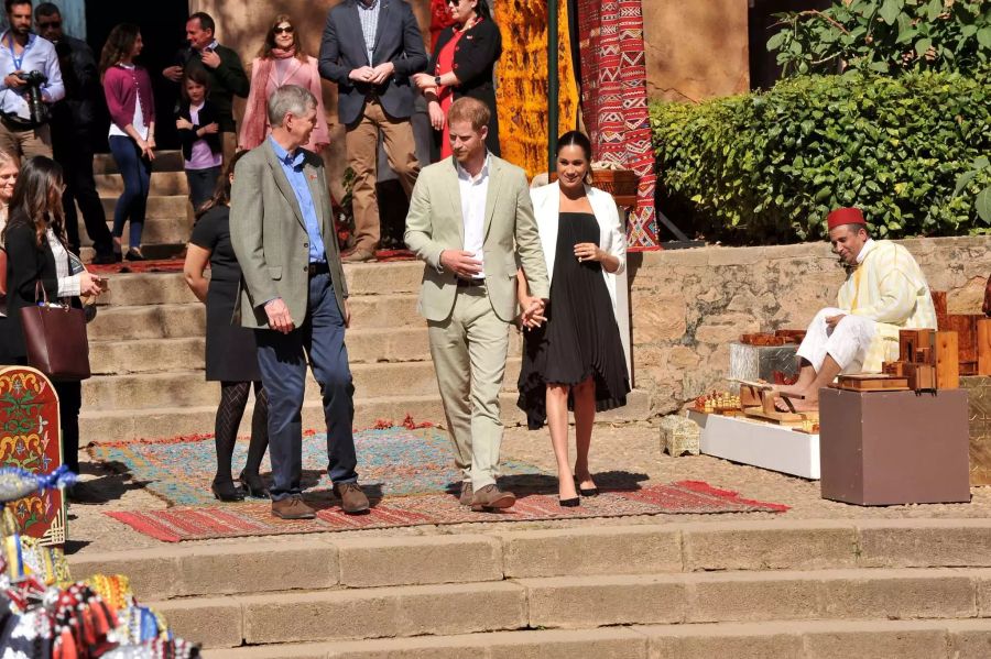 Meghan und Harry besuchen eine Veranstaltung in den Andalusischen Gärten, um junge Kunsthandwerker und Unternehmer zu treffen.