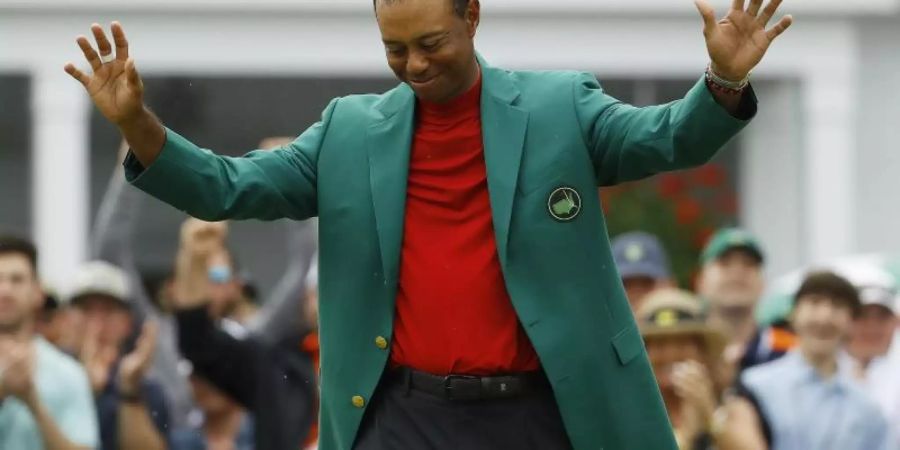 Tiger Woods wollte, dass seine Kinder ihn gewinnen sehen. Foto: Matt Slocum/AP