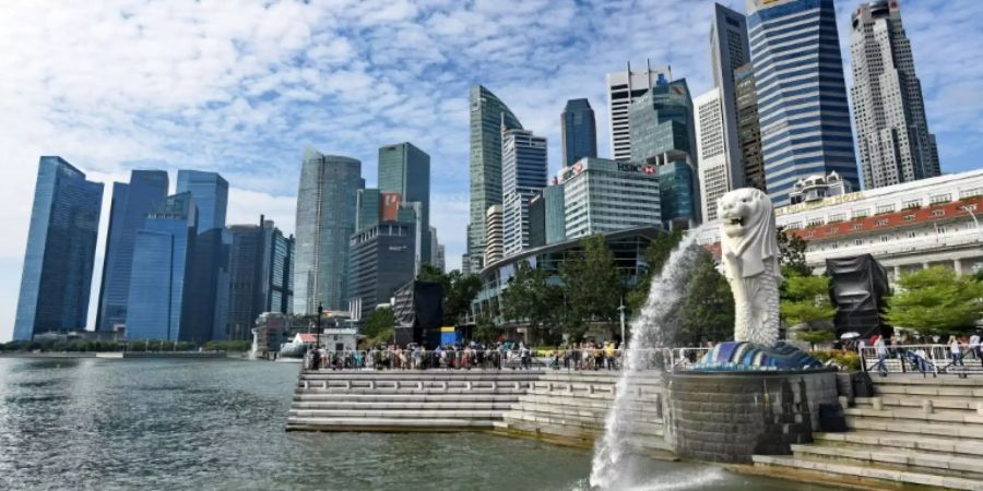 Skyline von Singapur
