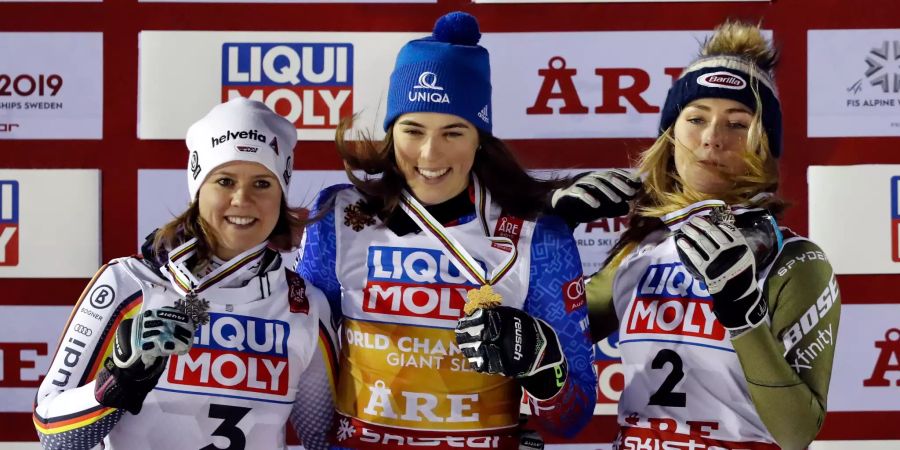 Petra Vlhova und Mikaela Shiffrin