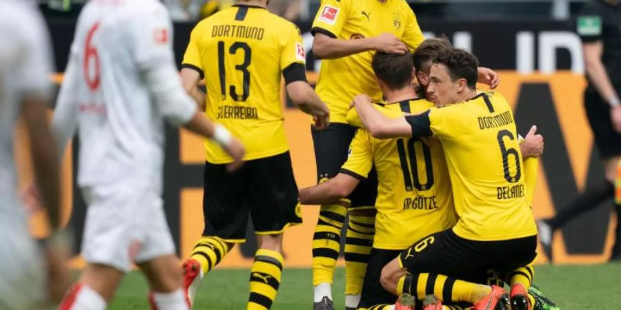 Dortmund sieht sich vor dem letzten Bundesliga-Spieltag emotional im Vorteil. Foto: Bernd Thissen