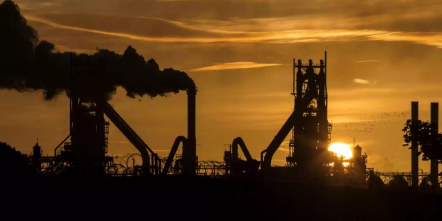 Fabrik von British Steel in Scunthorpe