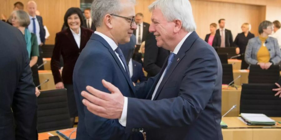 Tarek Al-Wazir und Volker Bouffier