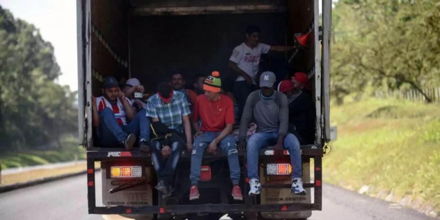 Migranten im Januar in Guatemala