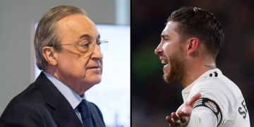Florentino Pérez und Sergio Ramos