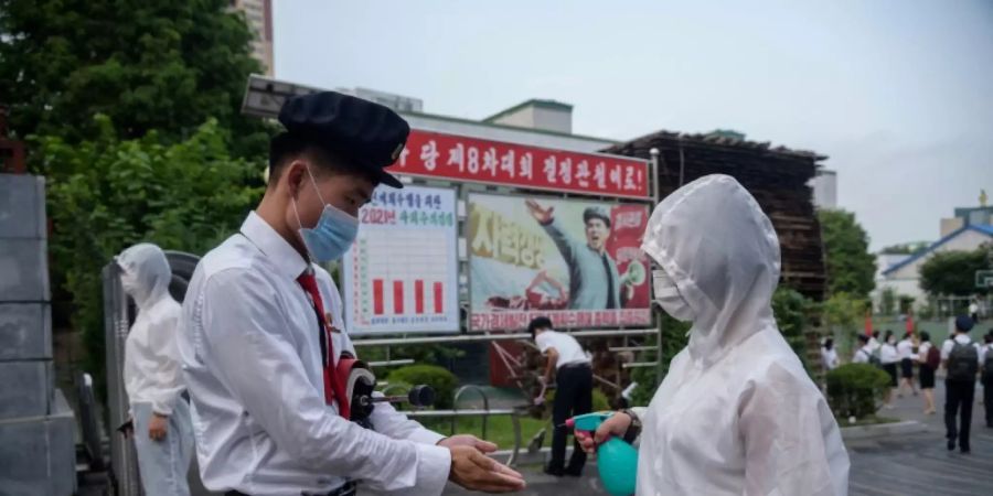 Hygienemassnahmen in Nordkorea