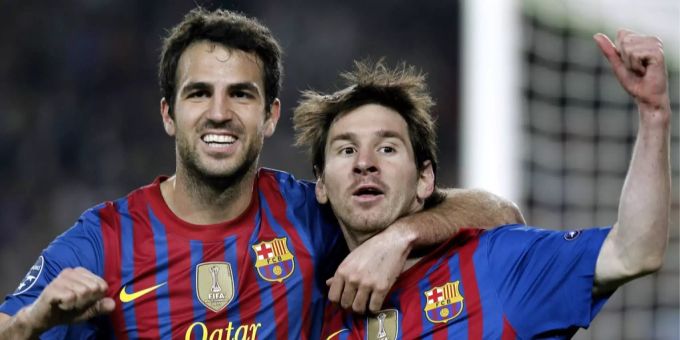 Messi und Fabregas durchliefen gemeinsam die Nachwuchs-Abteilung des FC Barcelona. Ligue 1