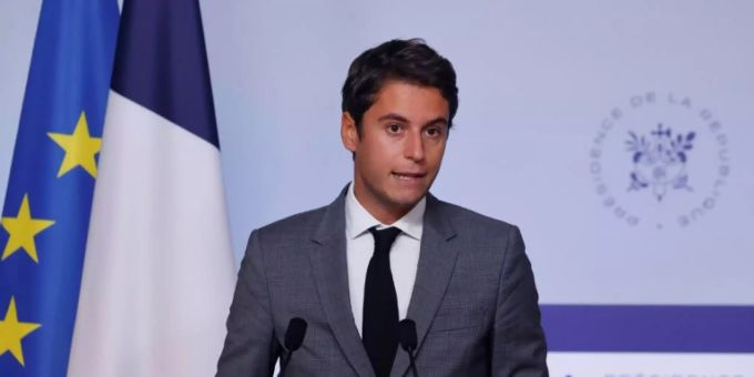 Der neue französische Premierminister Gabriel Attal (34). Attal