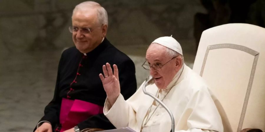 Papst Franziskus bei seiner Generalaudienz am 8. September